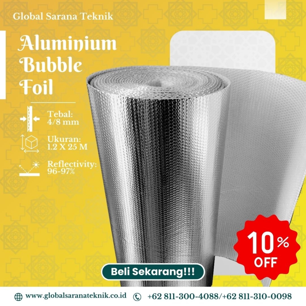 Aluminium Bubble Foil 4mm Terdekat