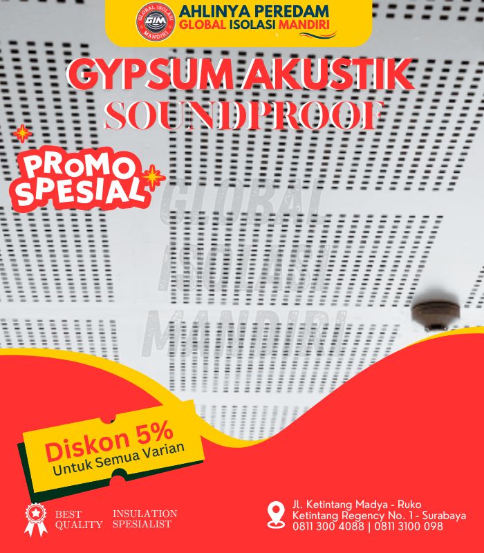 Gypsum Acoustic 12mm